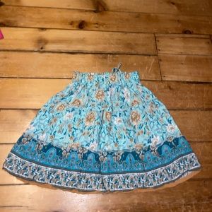 SHEIN. skirt. size medium. multi color. length: mi